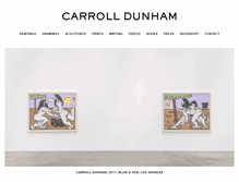 Tablet Screenshot of carrolldunham.net